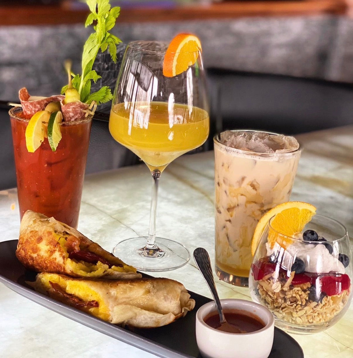 Sunday brunch at Tees and Taps